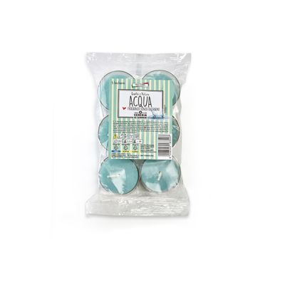 Candele profumate Acqua in bicchierino - 6 pezzi - Senza allergeni
