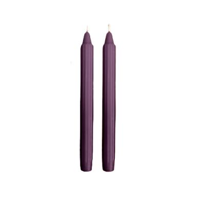 Candele Doriche Ø 2,2 cm h. 25 cm 2 pezzi - Prugna