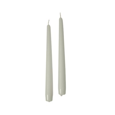 Candele coniche Ø 2,2 cm h. 25 cm 2 pezzi - Avorio