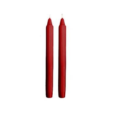 Candele Doriche Ø 2,2 cm h. 25 cm 2 pezzi - Bordeaux