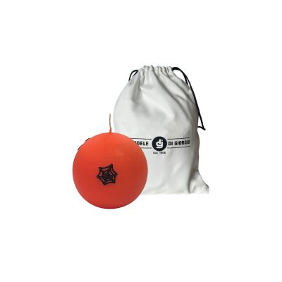  Sfera con Ragnatele in cera  Ø 10  -  Zucca