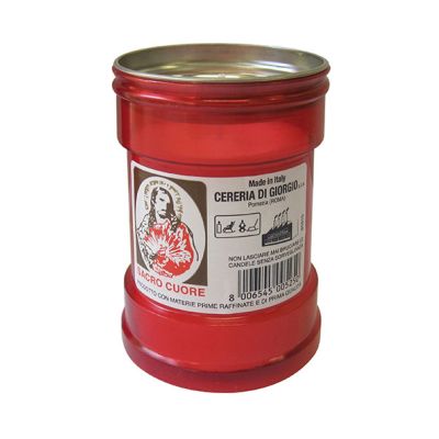 Cero votivo Sacro Cuore Mod. P30 h. 10,5 cm