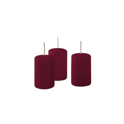 Ceri Ø 4 cm h. 7 cm 12 pezzi - Bordeaux