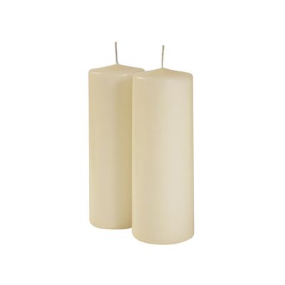 Ceri Ø 7 cm h. 20 cm 2 pezzi - Avorio