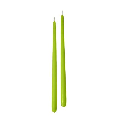 Candele coniche Ø 2,2 cm h. 40 cm 6 pezzi - Pistacchio