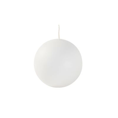 Candele sfera Ø 10 cm 4 pezzi - Bianco