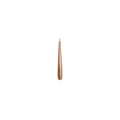 Candele laccate coniche Ø 2,2 cm h. 21 cm 3 pezzi - Rosa Gold