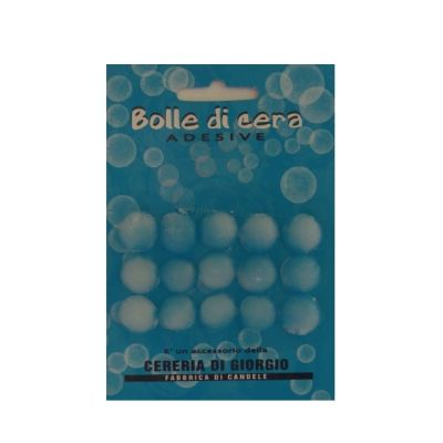 Gocce adesive di cera per candelieri