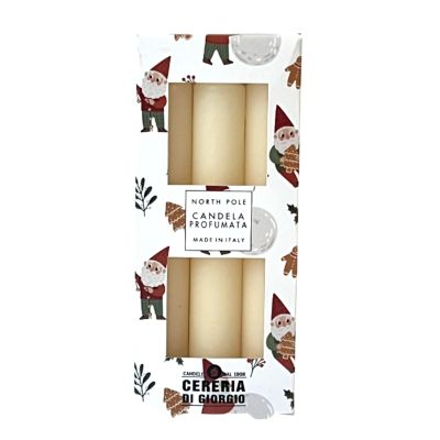 3 Candele Profumate Pocket Season diametro 1,9 cm altezza 12,5 cm - Natale - North Pole