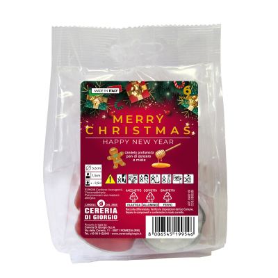 Confezione da 6 tealight alla cannella e pan di zenzero - Marry Christmas