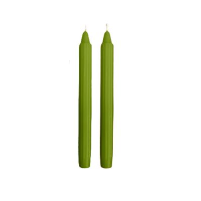 Candele Doriche Ø 2,2 cm h. 25 cm 2 pezzi - Pistacchio