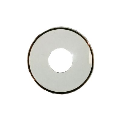 Bobeche salvagoccia in vetro trasparente con bordo dorato