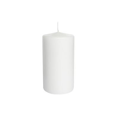 12 Candele Cero diametro 5 cm altezza 8 cm - Bianco