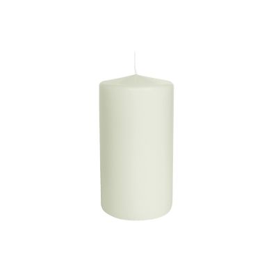 12 Candele Cero diametro 5 cm altezza 8 cm - Panna
