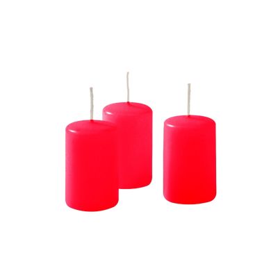 Ceri Ø 4 cm h. 7 cm 12 pezzi -Indian Red