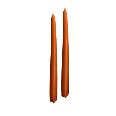 Candele coniche Ø 2,2 cm h. 25 cm 10 pezzi - Terracotta