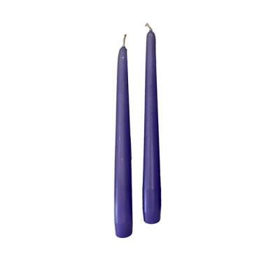 Candele coniche Ø 2,2 cm h. 30 cm 12 pezzi - Lavanda