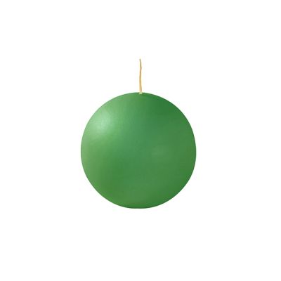 Candele sfera Ø 10 cm 4 pezzi - Verde bandiera