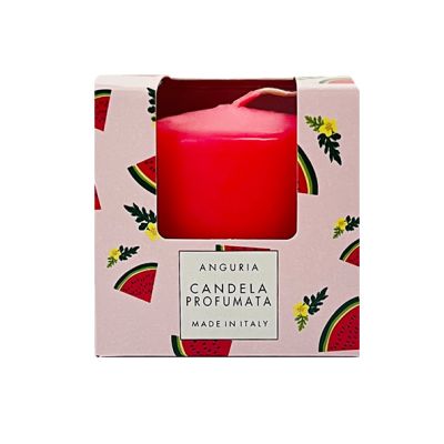 Candela Profumata Pocket Season diametro 6 cm altezza 5,5 cm - Primavera/Estate - Anguria