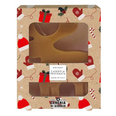Candela a forma di Renna artigianale - Pocket Season - Natale