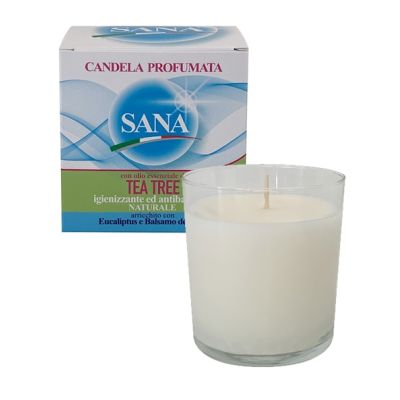 Candela igienizzante Sana - In bicchiere