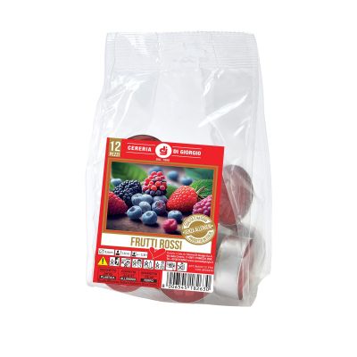 Tealight profumato Berries - 12 pezzi - Senza allergeni