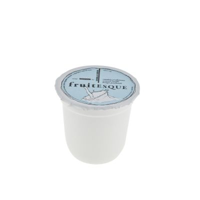 Candela profumata in vasetto di porcellana -Naturale - Yogurt